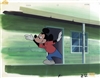 Original Production Background, Production Cel and Matching Drawing of Mickey Mouse from Disney TV