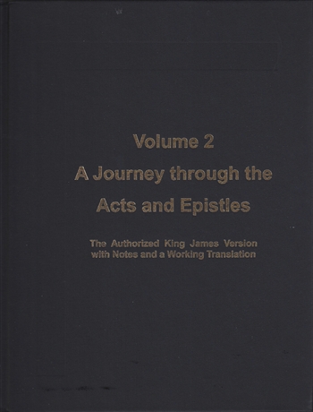 <span style="font-size: 14pt; color: rgb(0, 0, 0);">Volume 2: A Journey through the Acts and Epistles</span>