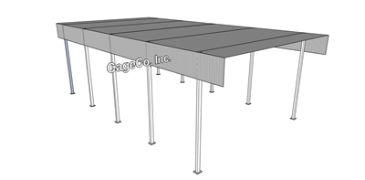 47'D x 24'W X 15'H RV Cover