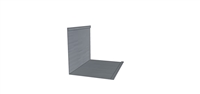 Outside Corner Cap Galvanized 10' L for 7.2 Metal Roofing