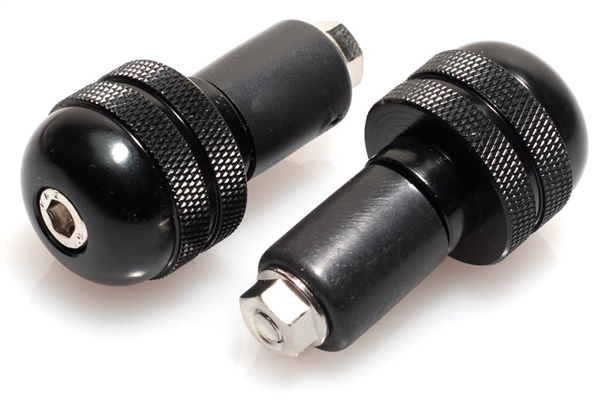 Black Aluminum Bar End Savers