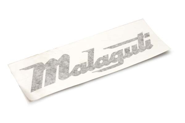 Malaguti Moped Gloss Black Decal Sticker