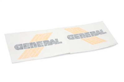 General Five Star Gas Tank Decal - Yellow/Black