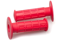 Red OURY MX Moped Grips