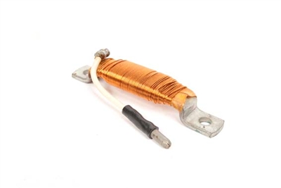 Peugeot Moped Resistor Coil with White Wire - 67mm Mounting Holes