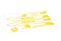 Puch Magnum BRIGHT YELLOW Decal Set