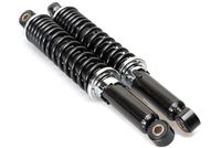 Adjustable Black Rear Moped Shock - 340mm