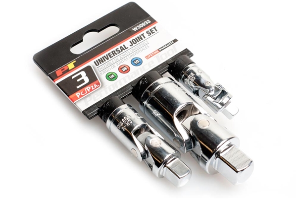 3 Piece U-Joint Swivel Head Socket Set