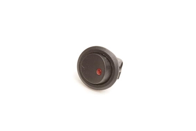 Round LED Rocker Switch - Red, Blue, Yellow, Green