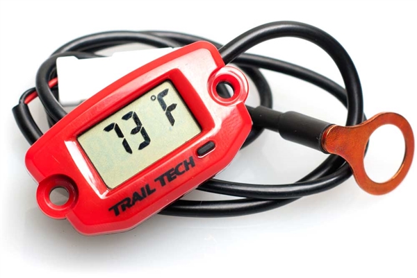 Trail Tech TTO Temperature Gauge - Red