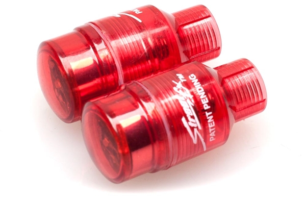 Red MICRO Streetfx LED Valve Stem Caps