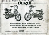 Free Derbi Variant Moped Spare Parts Catalog Manual