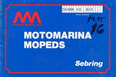 Free Motomarina Sebring Moped Owners Manual