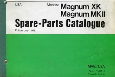 Free Puch Magnum Moped Spare Parts Catalog Manual