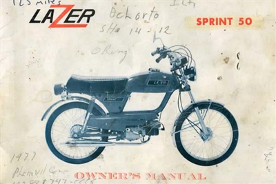 Free Minarelli Lazer Moped Owners Manual