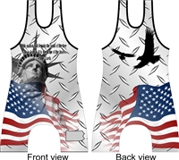 USA Patriotic singlet