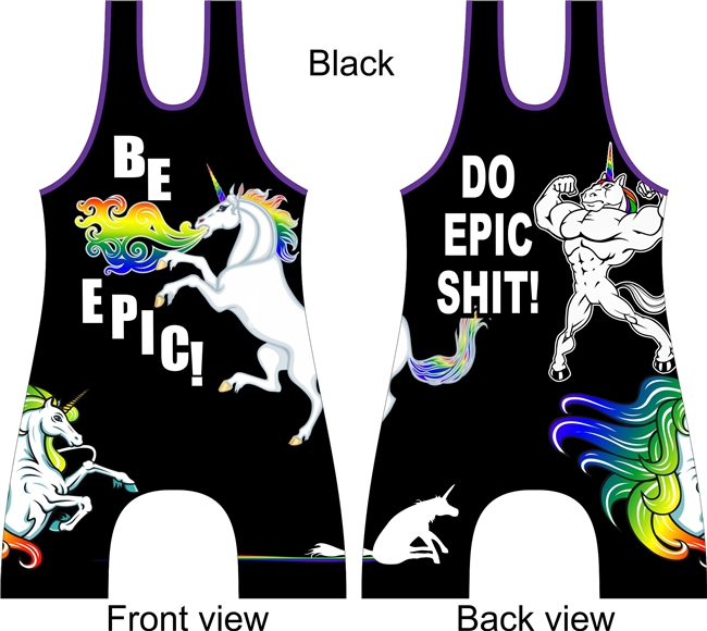 Custom sublimated wrestling