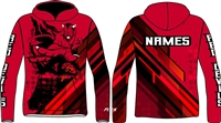 Custom sublimated vvs team hoodie 2019