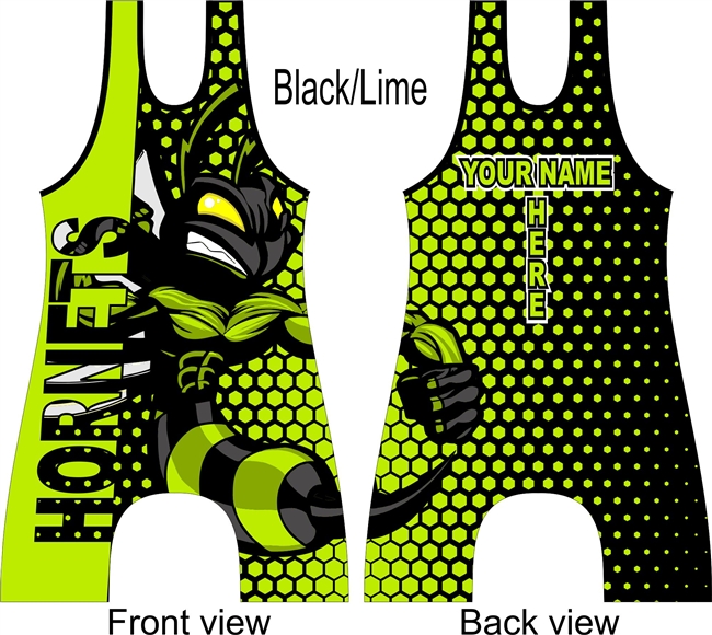 Poly/span sublimated wrestling singlet