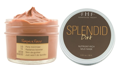 Splendid Dirt - Nutrient Mud Mask with Organic Pumpkin Puree