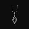 1/2 CT. T.W. Enhanced Black Diamond Solitaire Pendant and Earrings Set in Sterling Silver