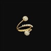 Two-Stone Ring 1/2 ct tw Diamonds 14K Yellow Gold