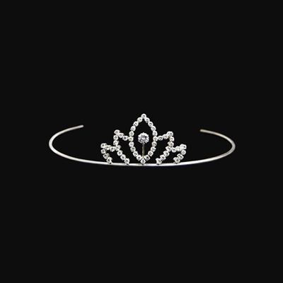 Diamond Crown in Sterling Silver 1/10