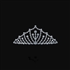 Diamond Tiara in 14K White Gold 1-1/4