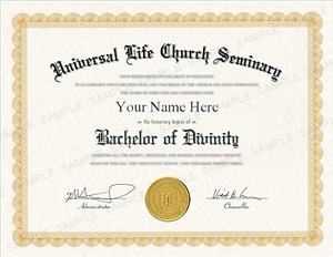 Bachelor of Divinity