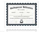 Guideparent Dedication Certificate