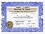 Universal Life Church Masters Degree in Religion