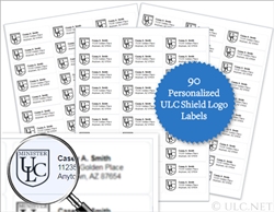 90 Personalized Labels for ULC Ministers