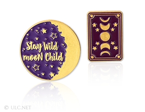 Stay Wild - Purple Pin Set