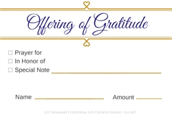 Offering of Gratitude