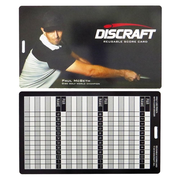 Discraft Reusable Scorecard