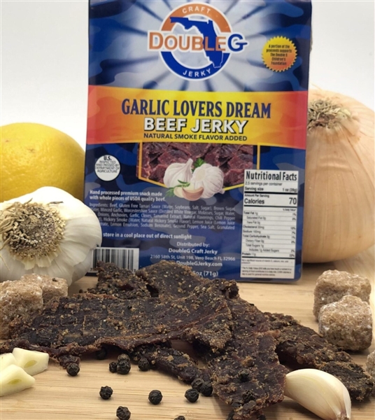 DoubleG Craft Jerky - Garlic Lovers Dream