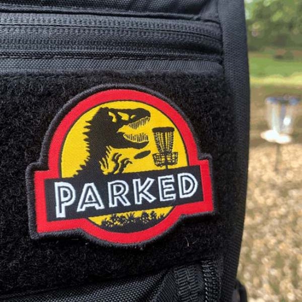 Disc Golf Pins - Parked (Velcro Patch)