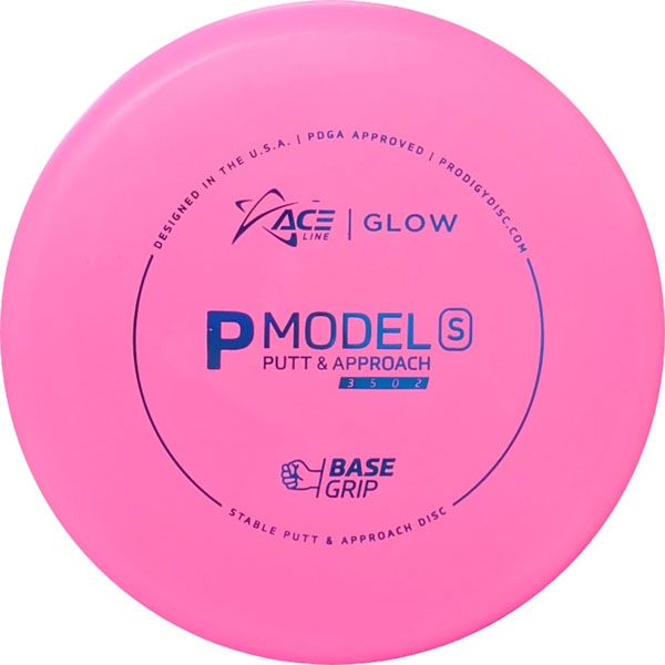 Prodigy Disc Ace Line Glow Base Grip P Model S (Top & Bottom Stamped)