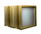 Wood Screen 23" x 31"  With 200 White Mesh 12 Bundle