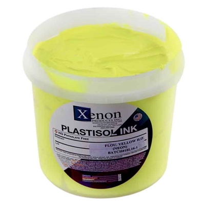 Fluorescent Yellow Neon Plastisol Ink