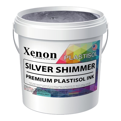 Silver Glitter Plastisol Ink