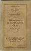 Handbook of the Thompson Submachine Gun. Model of 1928