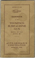 Handbook of the Thompson Submachine Gun. Model of 1928