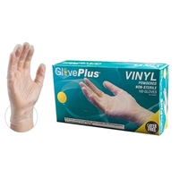 AMMEX GlovePlus Vinyl Powdered Gloves
