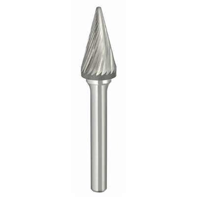 Alfa Tools Micrograin Carbide Burrs Taper/Cone Pointed End
