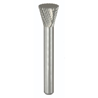 Alfa Tools Micrograin Carbide Burrs Double Cut Inverted Cone