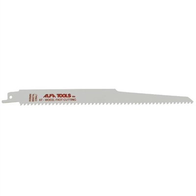 Alfa Tools RSBM126 Bi-Metal 12" 6 TPI Reciprocating Saw Blade