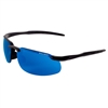 Bullhead Swordfish 106129 Polarized Blue Mirror Safety Glasses