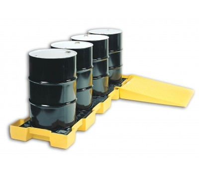 ChemTex CON0115 4 Drum In-Line Spill Pallet