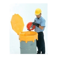 ChemTex CON0209 Poly Drum Funnel with Hinged Lid